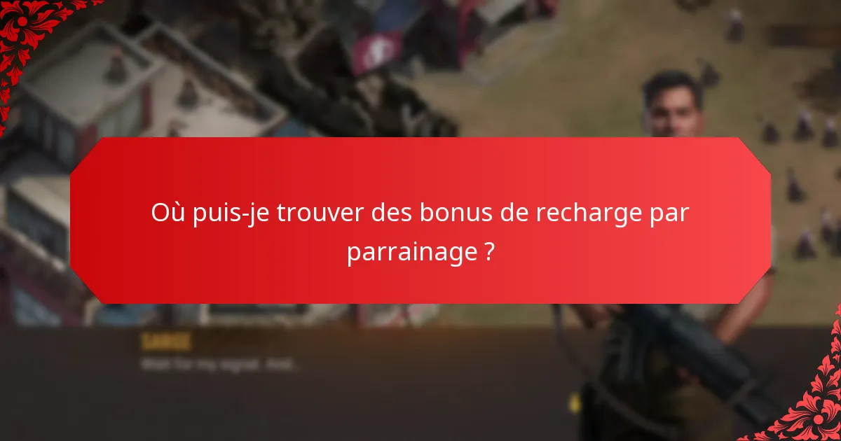 Quels bonus de recharge par parrainage sont les plus avantageux ?
