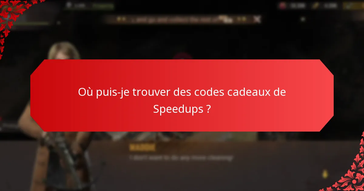Comment utiliser efficacement les codes cadeaux de Speedups ?