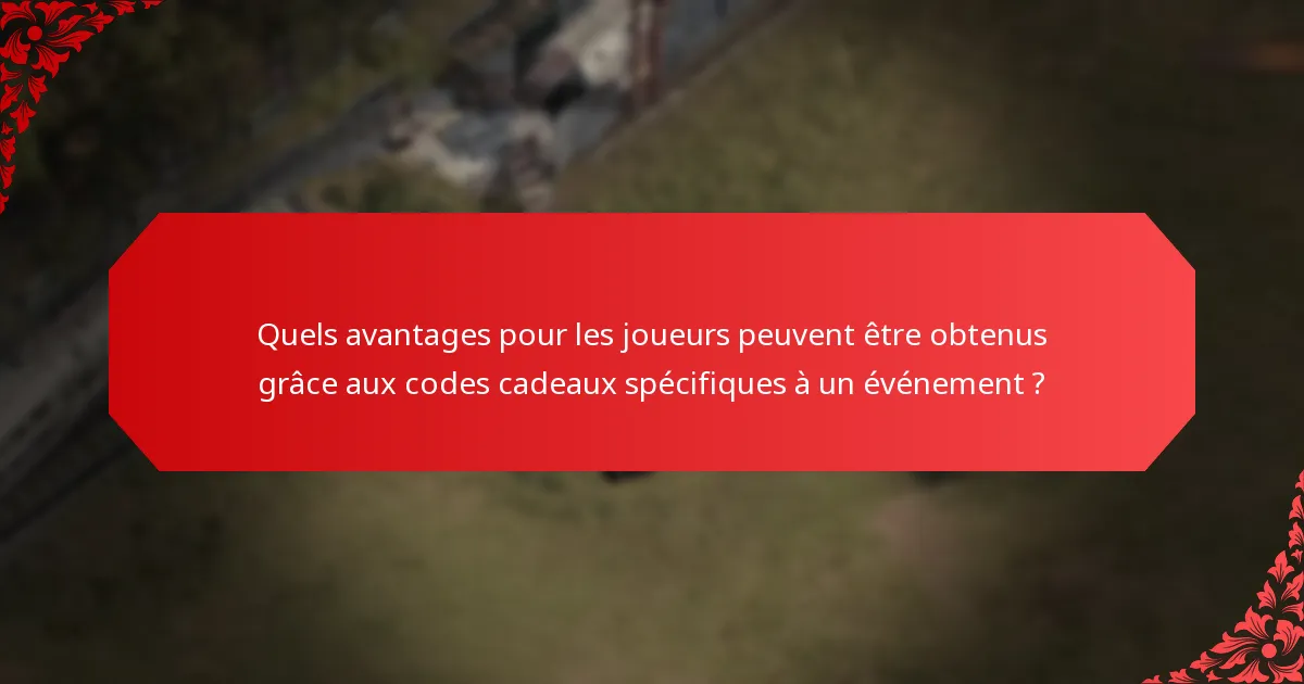 Comment les événements de collaboration influencent-ils les codes cadeaux ?